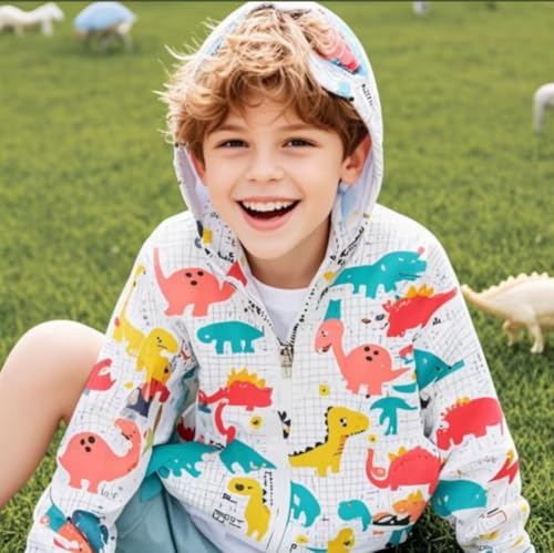 Image of TUIJI Toddler Jacket Hooded Trench Lightweight Windbreaker