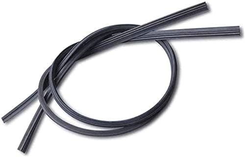 Yahpetes Limpiaparabrisas de automóvil, 2 unidades, tira de goma de 21 pulgadas, inserto de automóvil, tira de goma, limpiaparabrisas de goma