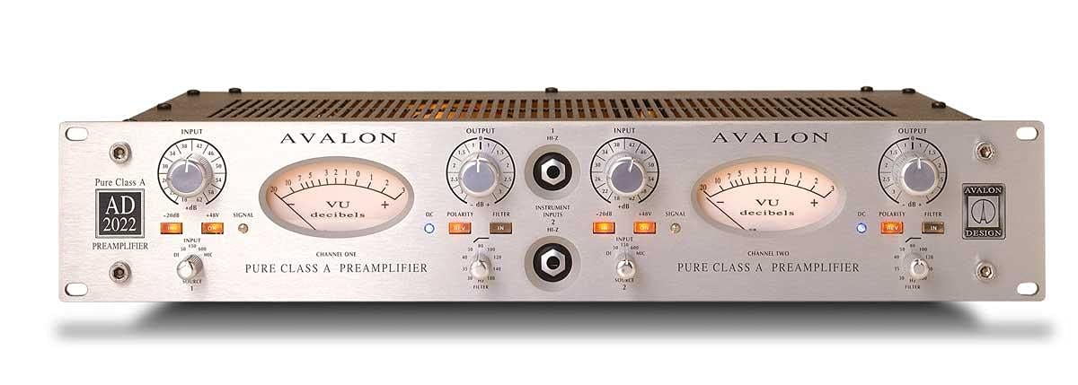 Avalon ad2022 Dual Channel Micrófono preamplificador : Amazon.com