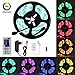 Produktbild CHINS LED Streifen set, 5M 5050 RGB LED Strip lights,Led Band mit Fernbedienung 44 Tasten,Led RGB Controller mit Netzteil 12V 2.5A ,LED Band, LED Lichterkette, LED Lichtschläuche