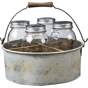 Primitives by Kathy Caddy - Farmhouse Style Distressed Metal Organizer Primitives by Kathy Caddy Farmhouse Style Distressed Metal Organizer