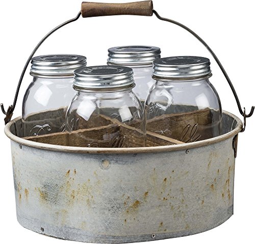 Primitives-by-Kathy-Caddy-Farmhouse-Style-Distressed-Metal-Organizer Primitives by Kathy Caddy Farmhouse Style Distressed Metal Organizer