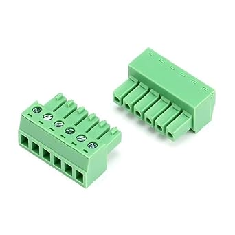 5 Sets 6-Pin 15EDGRK 3.81mm Screw Pluggable Terminal Block