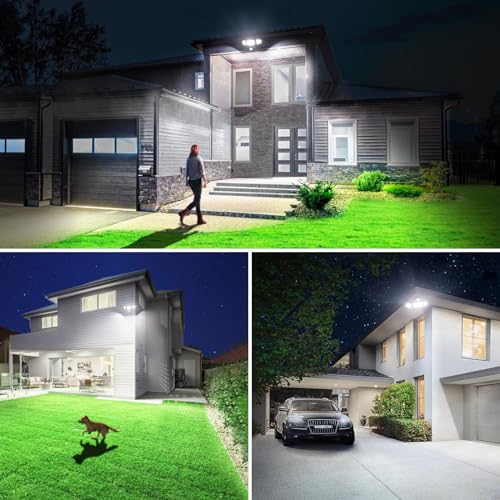 Olafus 100W Led Security Light Motion Sensor Outdoor Light, Motion Flood Light Dusk To Dawn, 9000Lm Super Bright 6500K Exterior Motion Detector Floodlight For Garage Yard Porch Eave Ip65 thumb #7