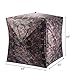 Tangkula 3 Person Pop up Ground Blind, Portable Hunting Blind with Mesh Windows, Carrying Bag & Ground Stakes, Camouflage Hunting Tent with Hub System, Camo Deer Blinds for Hunting
