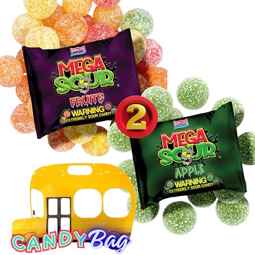 (PACK OF 2) Barnetts Mega Sour Bombs - Apple and
