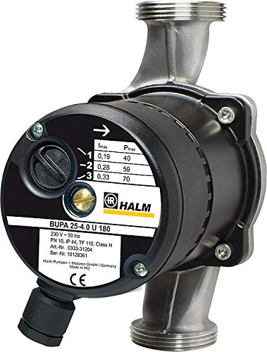 Preisvergleich Produktbild Zirkulationspumpe DN 20 Halm 20-2.5 U 150 Trinkwasserpumpe Edelstahlgehäuse