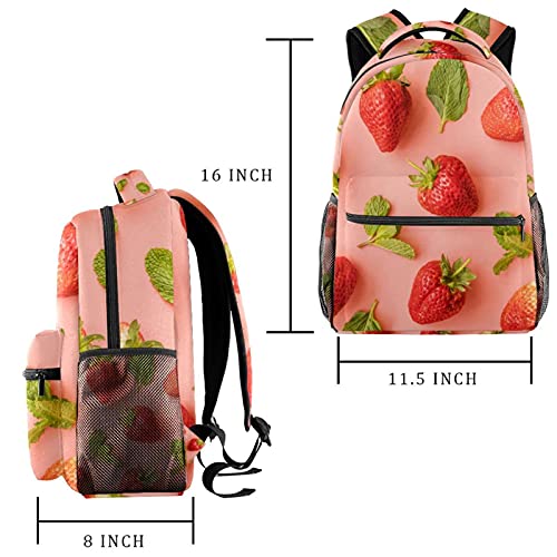 Sac à dos d'écolier à motif oiseaux imprimé bleu multicolore solide - 2