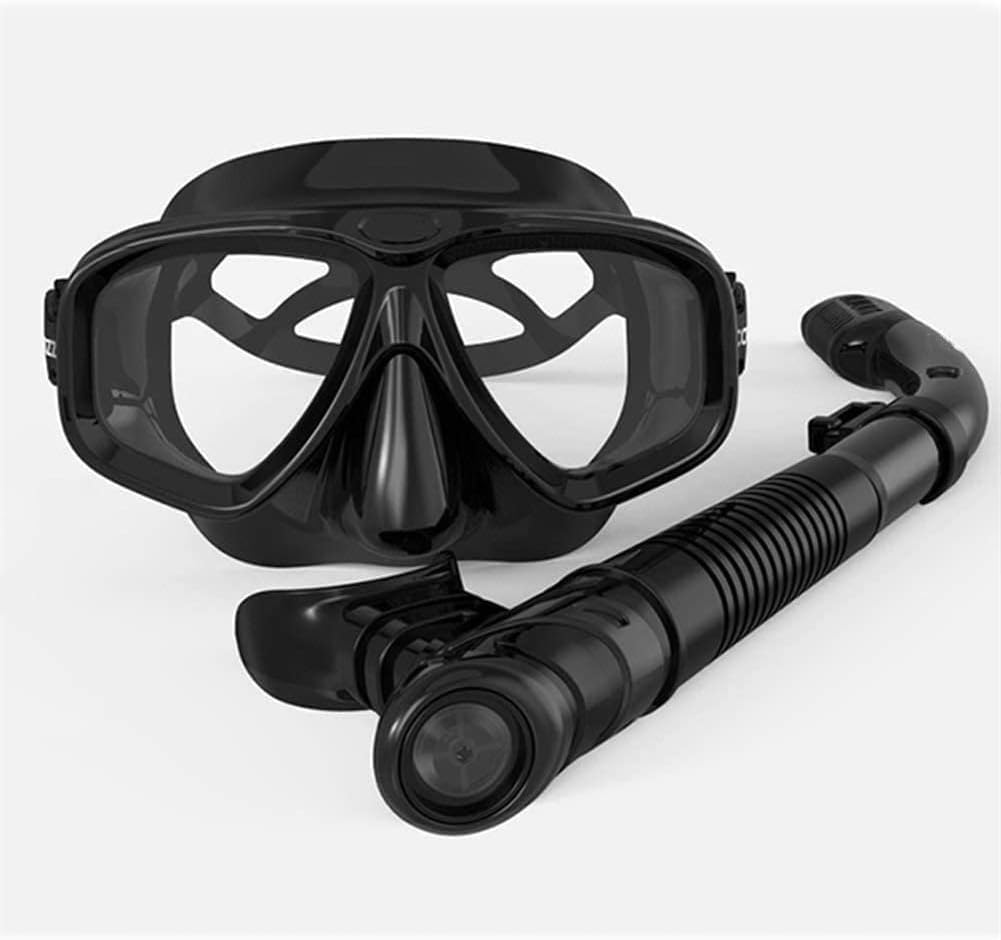 Snorkel Mask Set, Snorkeling Gear for Adults, Anti-Fog Snorkel Set, Anti-Leak Snorkel Snorkeling Gear, Diving Mask for Women Men Youth