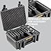 Pelican Vault v300-5 Pistol and 19 Magazine Pre-Cut Foam Gun Case (Black)