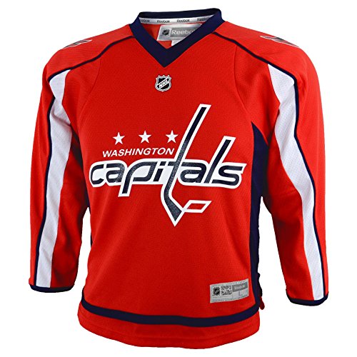 Outerstuff NHL Washington Capitals Boys Team Replica Player Jersey, Large/X-Large, Red