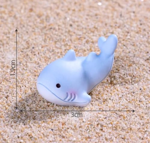 Image of VRB Dec 1 Set Miniature Showpiece Set for Home Decor,Car Dashboard,Valentine,Living Room,Gifts Figurines,Cake Decoration Items,Figurines for Home Decor. ((6Pcs Dolphin Miniature))