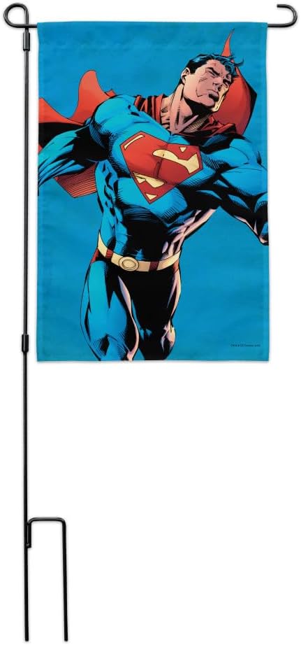Superman Character Garden Yard Flag