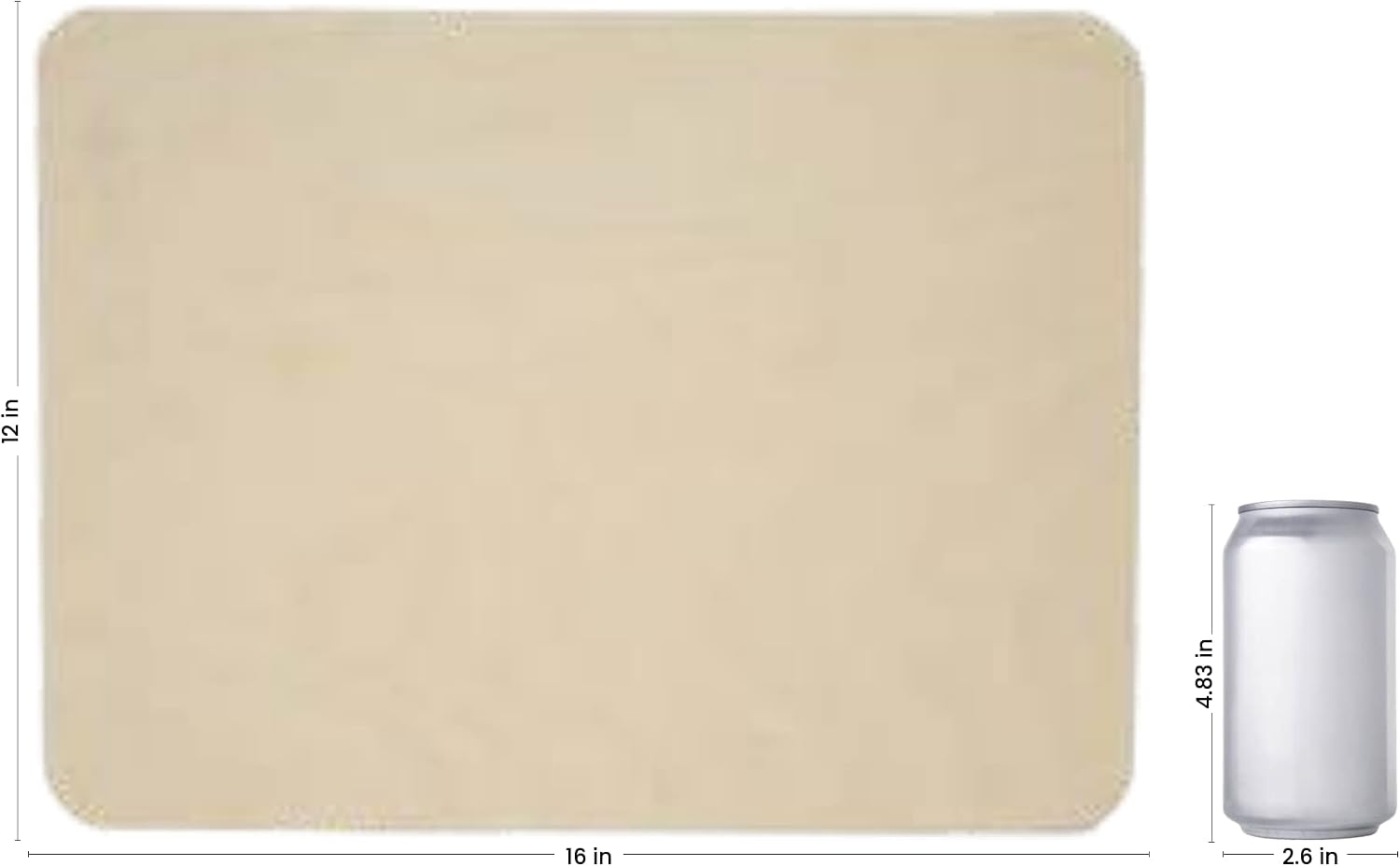 Rectangle Plaques 16 x 12-inch, 1/4 Thick, Pack of 5 Sign Plaque Blank, Rounded Edges, Large Wooden Signs for Crafts, by Woodpeckers