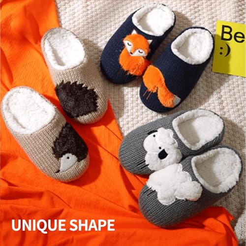 Fuzzy Warm Fluffy Plush Animal Cute Slippers For Women Houseshoes For Women2