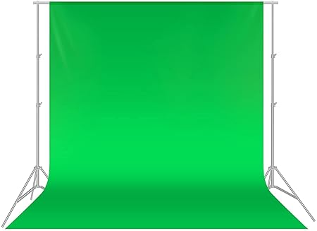 VTS 8 x 12FT. Photo Studio Premium Lekera Collapsible Backdrop Background for Photography,Video and Televison (Background ONLY) - GREEN-8x12 ft