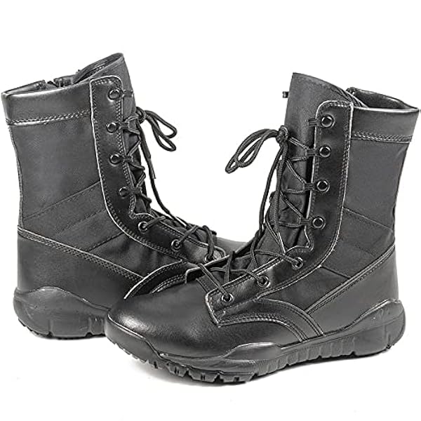 hongrenamz Vattentäta vandringskängor för män lätta halkfria höga topp vandring gångskor svart ||EU43/US9