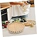 MOKKHNB Woven Storage Basket for Home Organization Natural Color Fruit and Snack Holder Multi-purpose Kitchen Sundries Catch-all Dish Easy to Clean and Drain Design