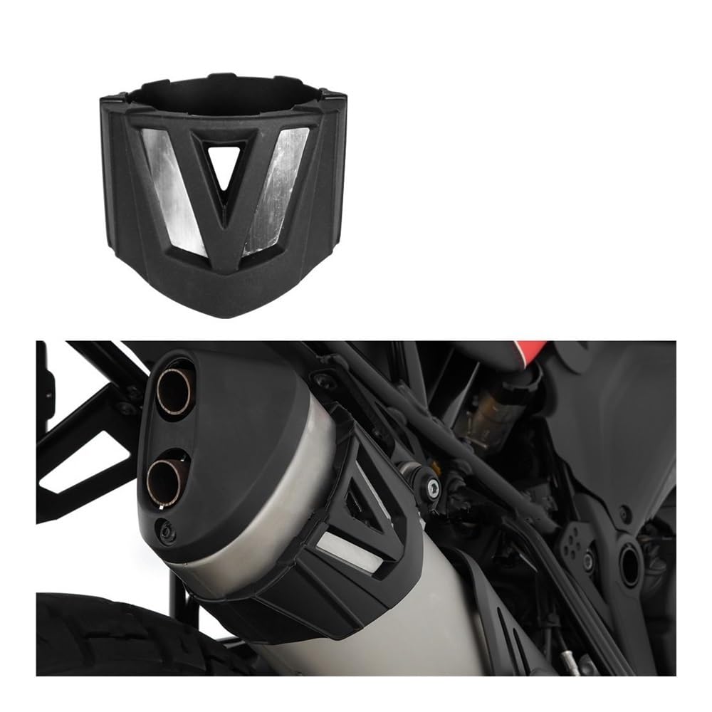 Deflectores Calor Escape para D&ucati Desert X Desert X 2022 2023-cubierta Protectora De Silenciador De Motocicleta Protector De Escape Accesorios