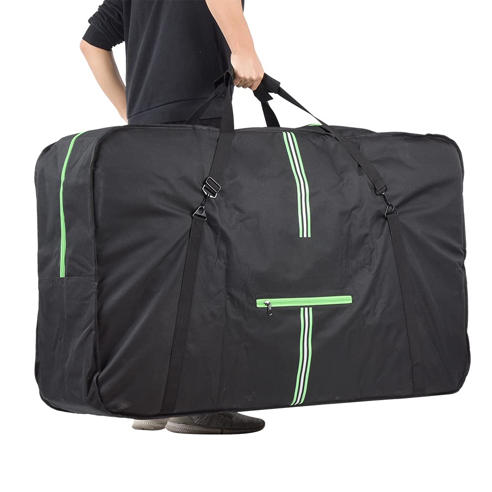 Borsa da Carico per Bici Impermeabile Ad Alta capacità da 310 Litri Borsa da Carico per Bicicletta Impermeabile per attività All'aperto Tessuto Oxford 600D 75x120x34,5 Cm