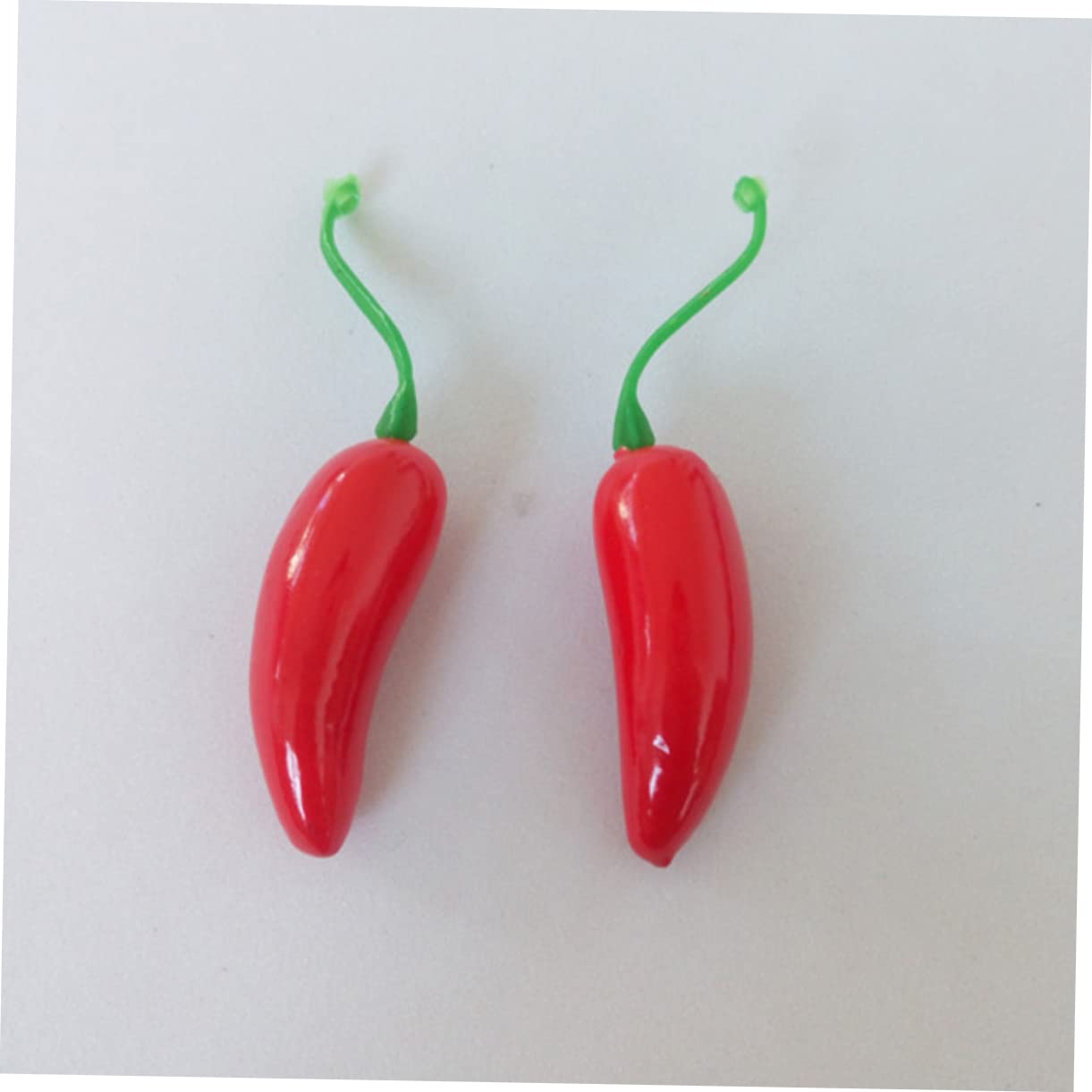 Cabilock 400 Pz artificiale cibo peperoni freschi mini arredamento decorazione di frutta finta peperoni gialli Foto Prop peperoncino simulato decorazione di schiume Schiuma rosso