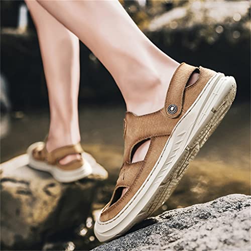 Men Sandals Leather Hiking Climbing Water Trekking Outdoor Sneaker Beach Fishing Non-slip Water4