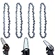 4 Stück Kettensäge Kette,kettensäge ersatzkette,Sägeketten, 6 Zoll Mini Kettensäge Kette,Universal Kette für Kettensäge, Kompatibel mit allen 6 Mini-Kettensägen