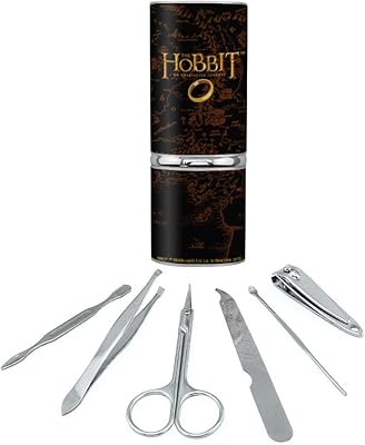 The Hobbit An Unexpected Journey Logo Stainless Steel Manicure Pedicure Grooming Beauty Care Travel Kit
