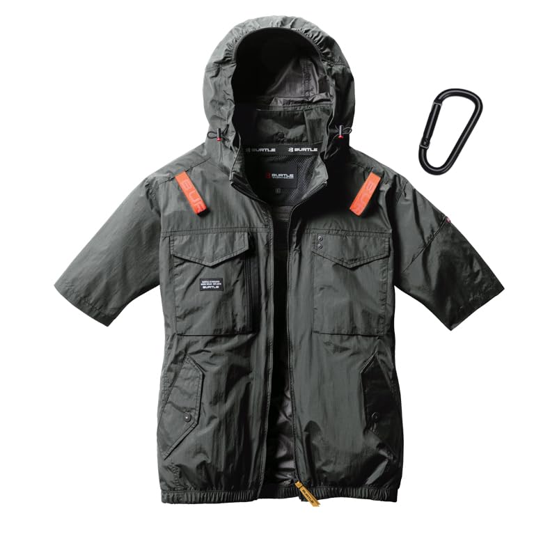 BURTLE AIRCRAFT Mサイズ ファン付きウェアサイズМ　男女兼用 BURTLE バートル 空調ウェア 半袖ジャンバー 服のみ エアー