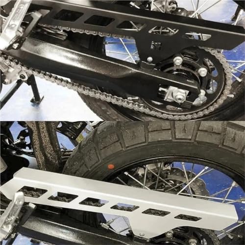 Protector de cadena para Yamaha Tenere 700 T7 accesorios cubierta piñón negro 3