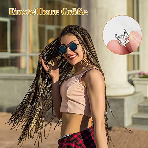 63 Pezzi Gioielli per Capelli, Perline per