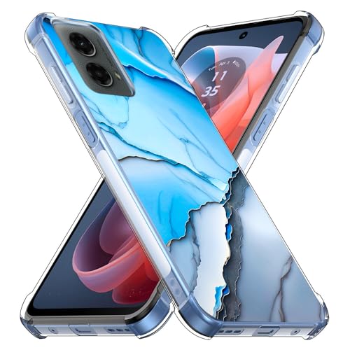 Beaucov Case for Motorola Moto G 5G 2024,Blue Marble Drop Protection Shockproof Case TPU Full Body Protective Scratch-Resistant Cover for Motorola Moto G 5G 2024/Moto G 5G 3rd Gen by Beaucov - Used condition - Image 2