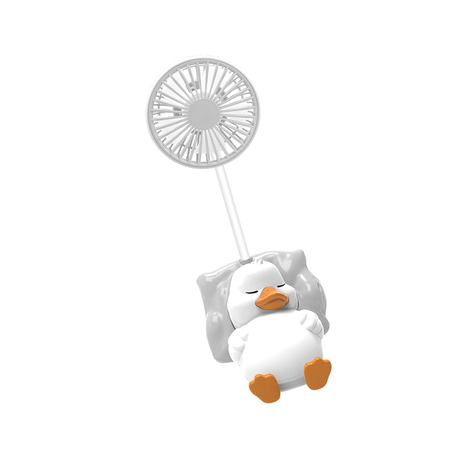 HZBB USB Table Fan, 3-Speed Portable Rotatable Small Cooling Fan Lovely Ducks Desk Blower USB Powered Desktop Blower Gift Small Personals Table