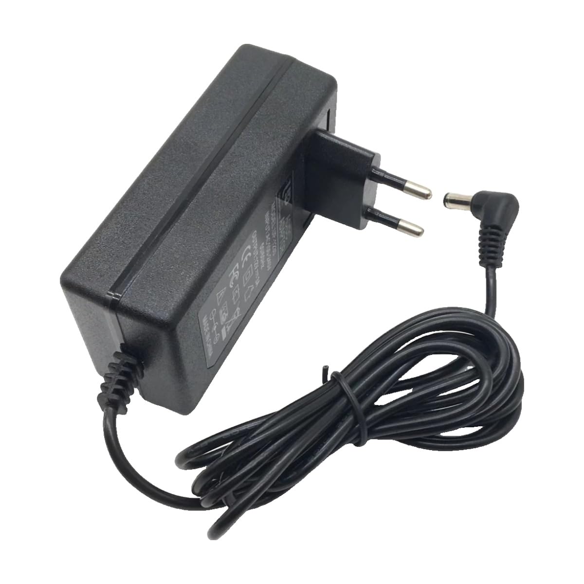 Adaptador de corriente de 24V 2A con conector en codo regulable de 5V a 24V 2