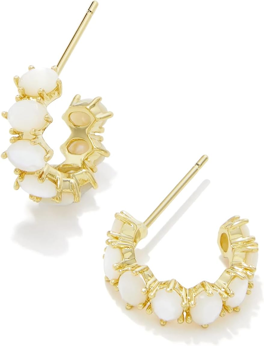 Pendientes Huggie de cristal de Cailin, joyería de moda para mujer