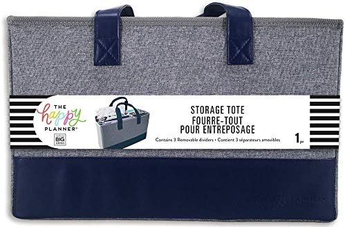The Happy Planner Big Planner Storage Tote - Scrapbook Craft Supplies Carrying Case - Multi-Use - iPad/Laptop Carrying