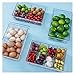 JIANFENG Lodówka Organizator Storage Box Container Food Container Plastikowy Przezroczysty Lodówka Bin Kontener Wyciągnij Division Storage Box Exquisite (Size : A(1 grid))