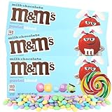 Sweetzo M and M Easter Milk Chocolate Candies, Pastel Blend Theater Boxes, 3.10 Ounces Each (Pack of 3), Full Size