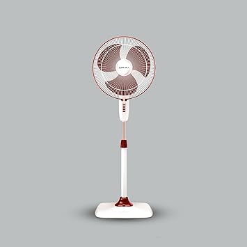 Bajaj Rapido 400 MM Pedestal Fan For Home | Full Copper Motor | High Speed Operation | Overload Thermal Protector | 2 Yrs Warranty 【Wine Red】