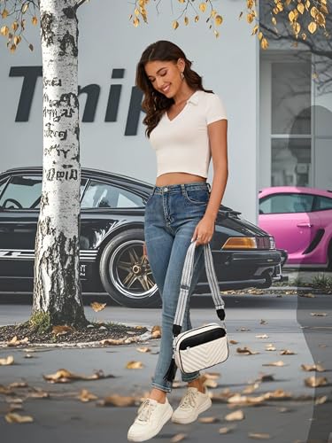 Crossbody Bags for Women Soft Leather Crossbody Purses Small Shoulder Handbags with Two Adjustable Straps2