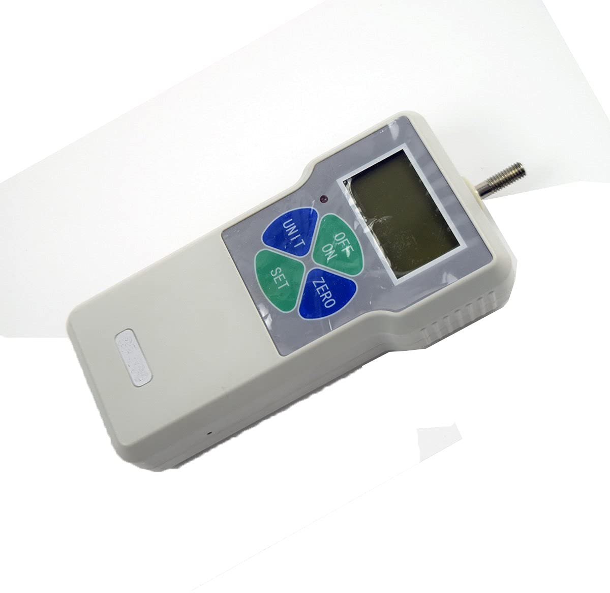 Digital Force Gauge Push Pull Tester Meter with Built-in Sensor Max Load Value 5N/ 0.5kg/ 1.1Lb with 3 Unit Display Conversion Lb Kg N