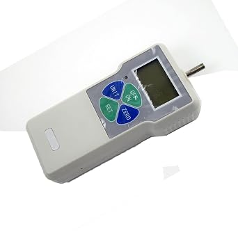 Digital Force Gauge Push Pull Tester Meter with Built-in Sensor Max Load Value 5N/ 0.5kg/ 1.1Lb with 3 Unit Display Conversion Lb Kg N