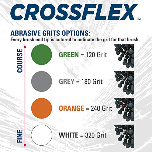 Weiler 34274 CrossFlex Hochleistungs-Bohrbürste 4 Ø 120SC