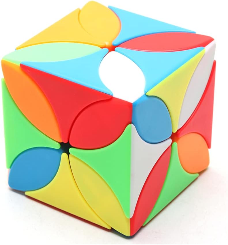 Speed Cube Set - Stickerless Puzzle Cube Bundle: Polaris, Maple Leaf, Hunyuan Skewb, Lucky Clover, Puppet Cube V1 & V2 - 6 Pcs
