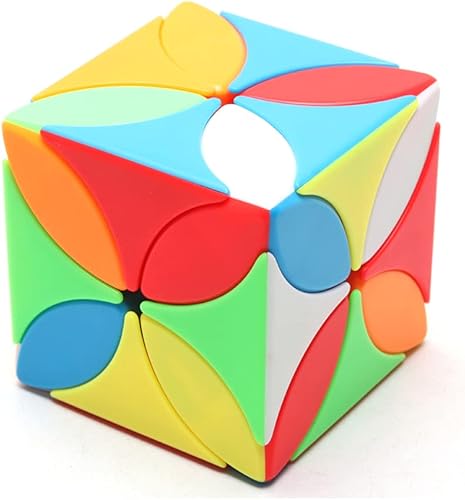 Miniatura 6 de Juego de cubos de velocidad sin calcomanías, cubo de rompecabezas de Polaris, cubo de hoja de arce, cubo Hunyuan Skewb, cubo de trébol de la suerte,