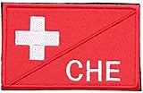 ワッペン スイス 国旗 CHE マジック�