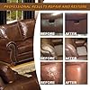 Jughozu Leather Repair Kit for Furniture, Sofa, Jacket, Car Seats & Purse, Vinyl Repair Kit with Easy Instructions. Fix Tears, Scratches, Holes & Peeling on Genuine, Faux, Bonded.(Brown) #1