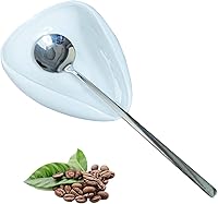 Vista 10 de Soporte de cuchara de cerámica, mini soporte para cucharas de café y té, agitadores, decoración de estación de café, accesorios de barra de café