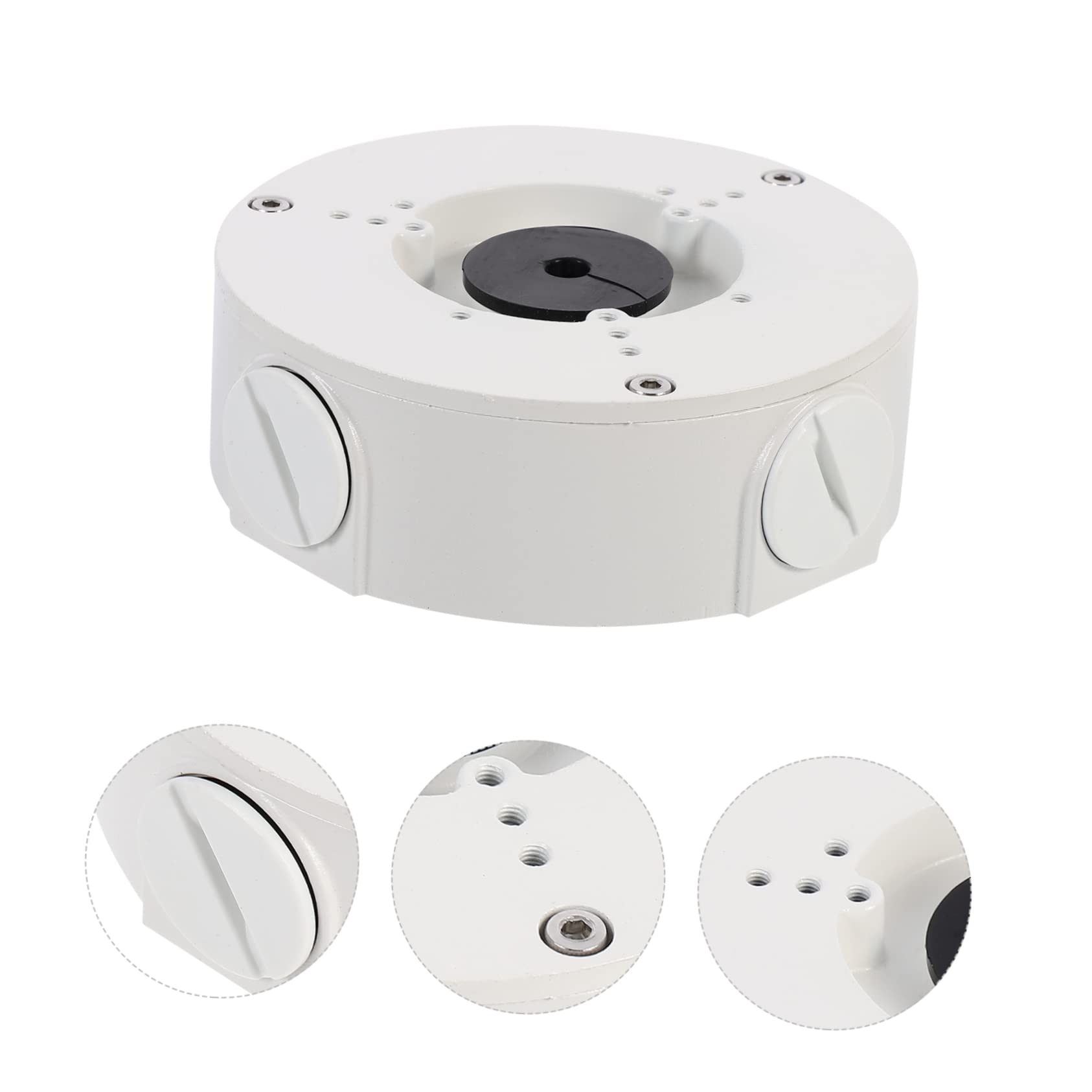 Yardenfun Waterproof Box for Security Cameras Aluminum Alloy IP Camera Mount Bracket Outdoor/Indoor Wall Mount