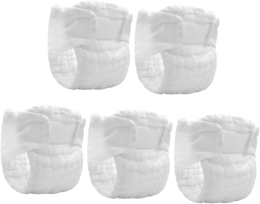 5pcs Newborn Diapers Washable Cloth Diapers Newborn Pants Leakproof Essentials